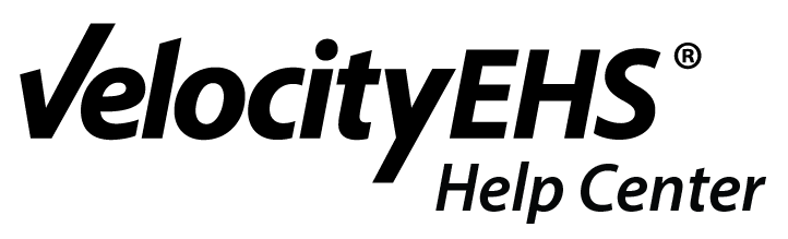 VelocityEHS Help